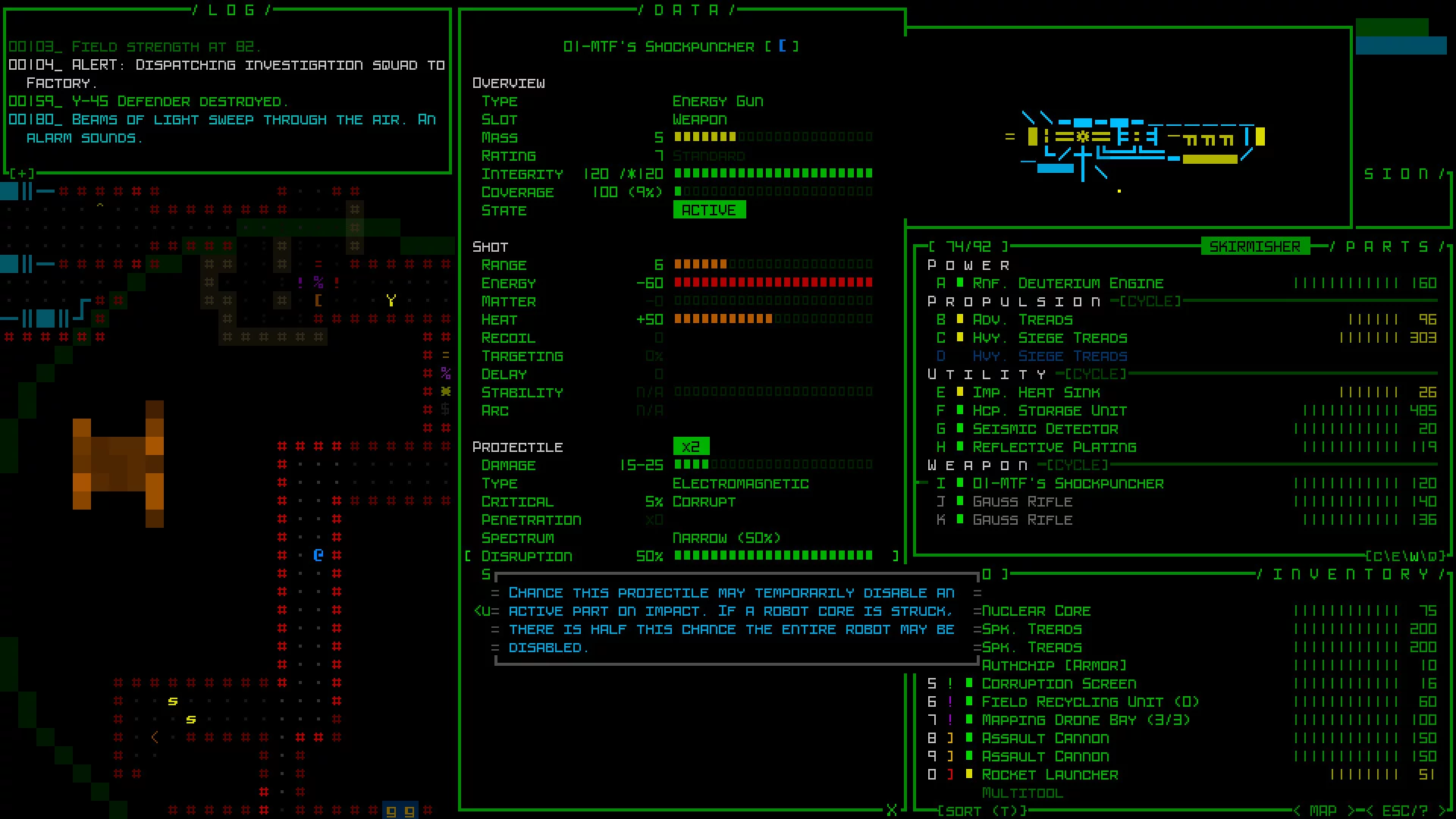Изображение игры: Cogmind