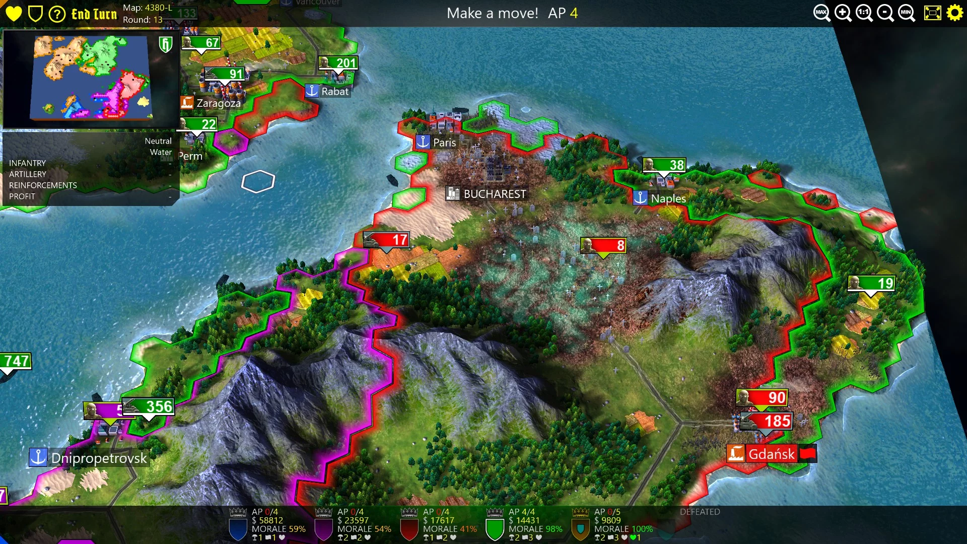 Изображение игры: Hex Empire 3