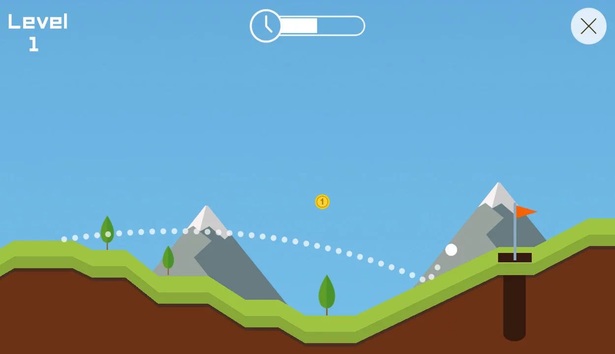 Изображение игры: Golf 2D