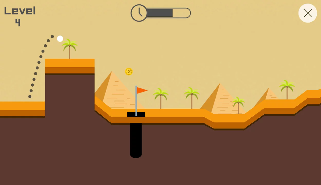 Изображение игры: Golf 2D
