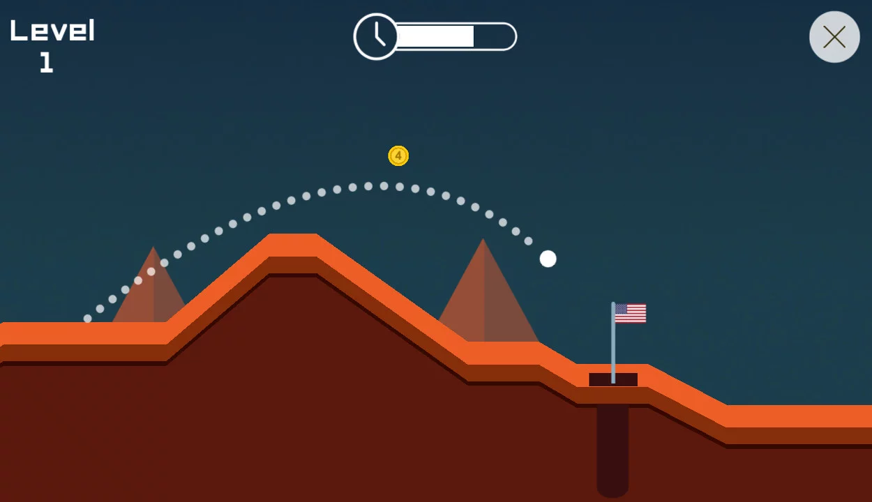 Изображение игры: Golf 2D