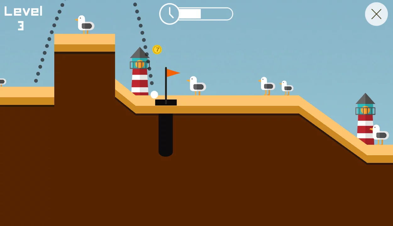 Изображение игры: Golf 2D