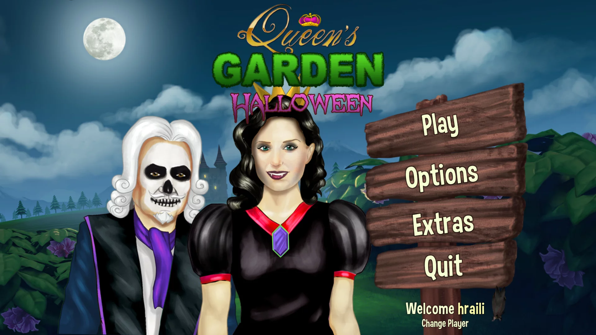 Изображение игры: Queen's Garden: Halloween