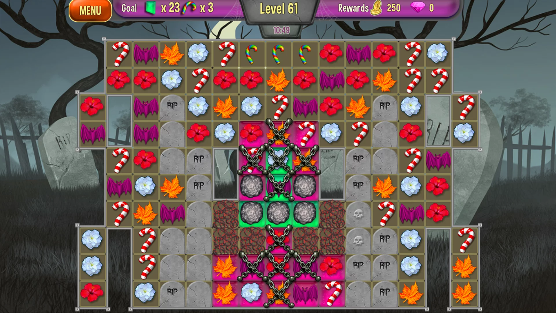 Изображение игры: Queen's Garden: Halloween