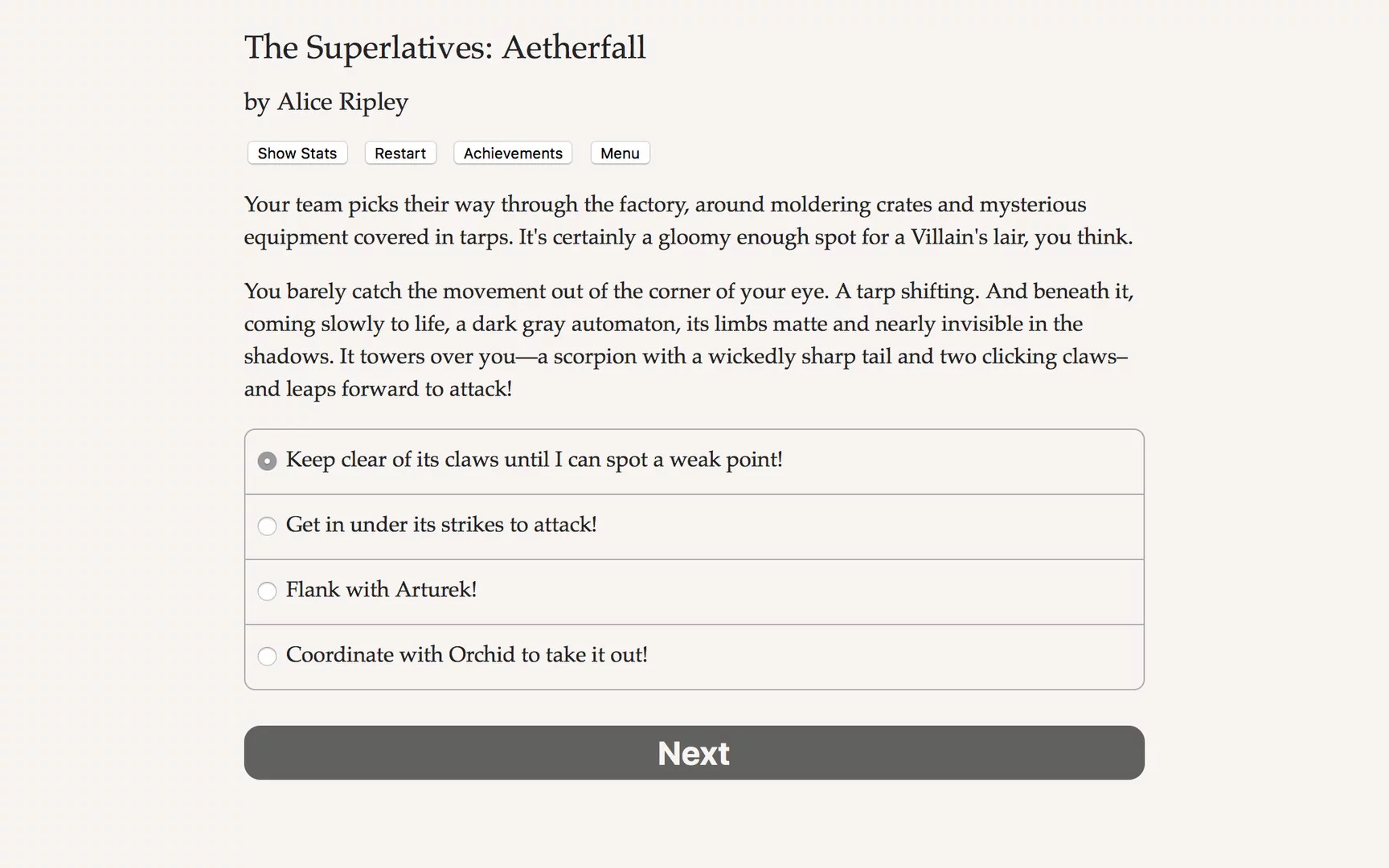 Изображение игры: The Superlatives: Aetherfall