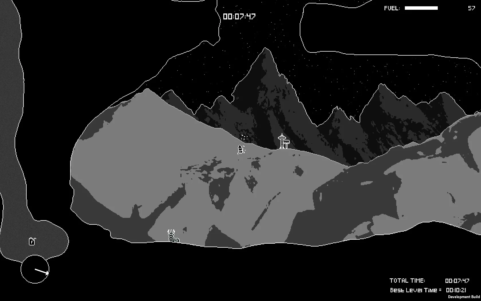 Изображение игры: Arcade Moonlander