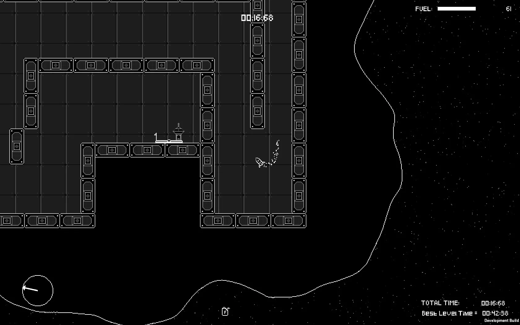 Изображение игры: Arcade Moonlander
