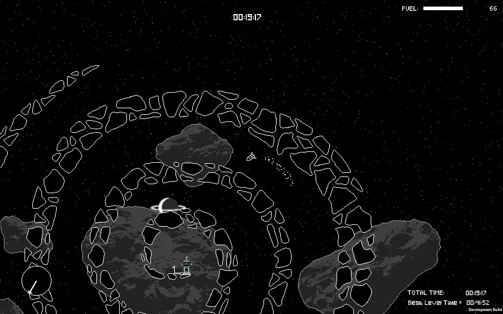 Изображение игры: Arcade Moonlander