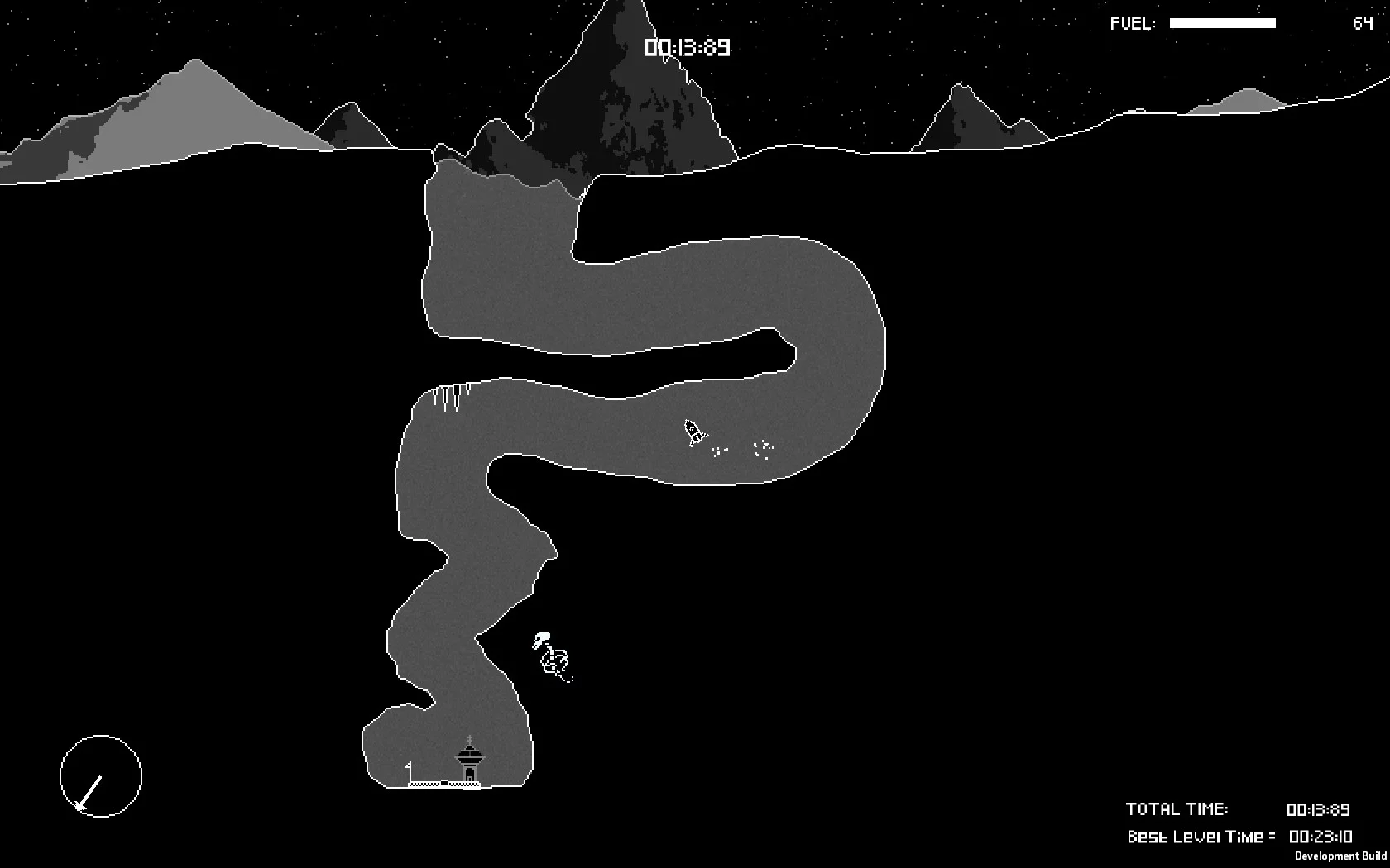 Изображение игры: Arcade Moonlander