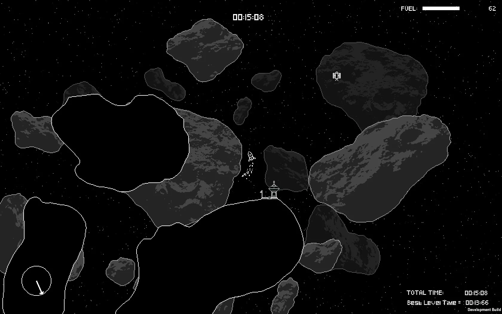 Изображение игры: Arcade Moonlander
