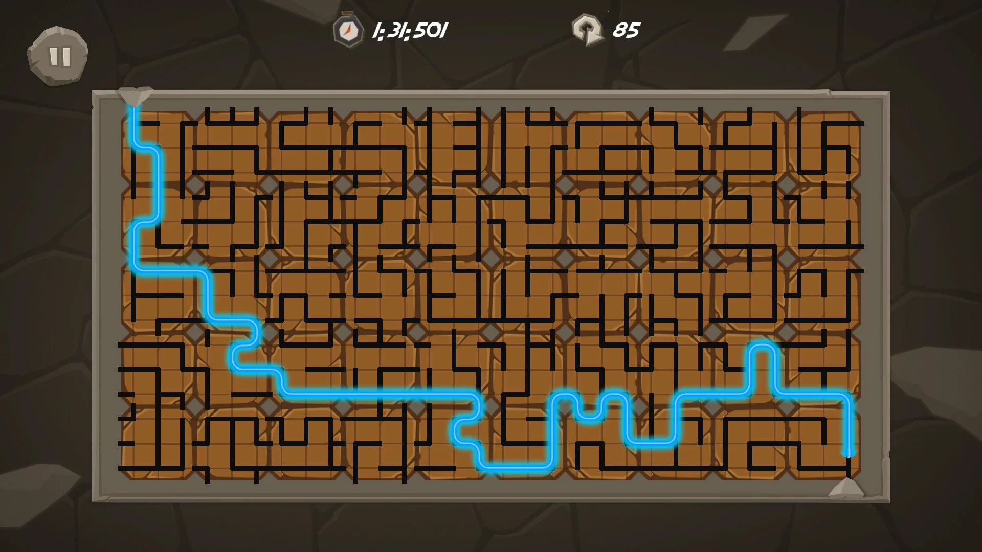 Изображение игры: Maze Up!