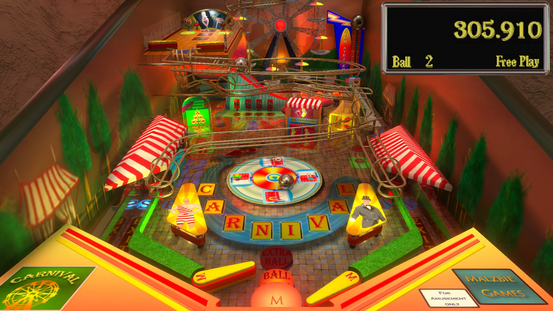 Изображение игры: Malzbie's Pinball Collection