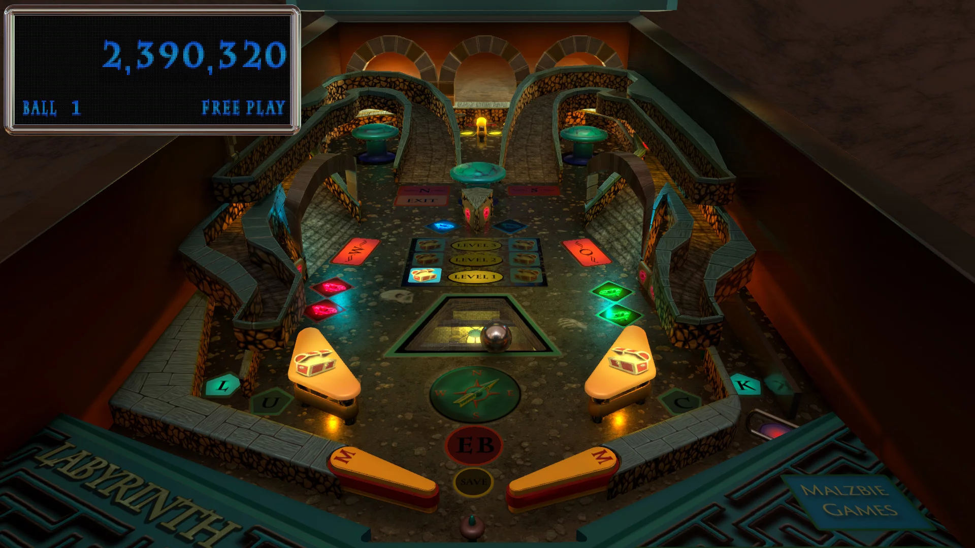Изображение игры: Malzbie's Pinball Collection