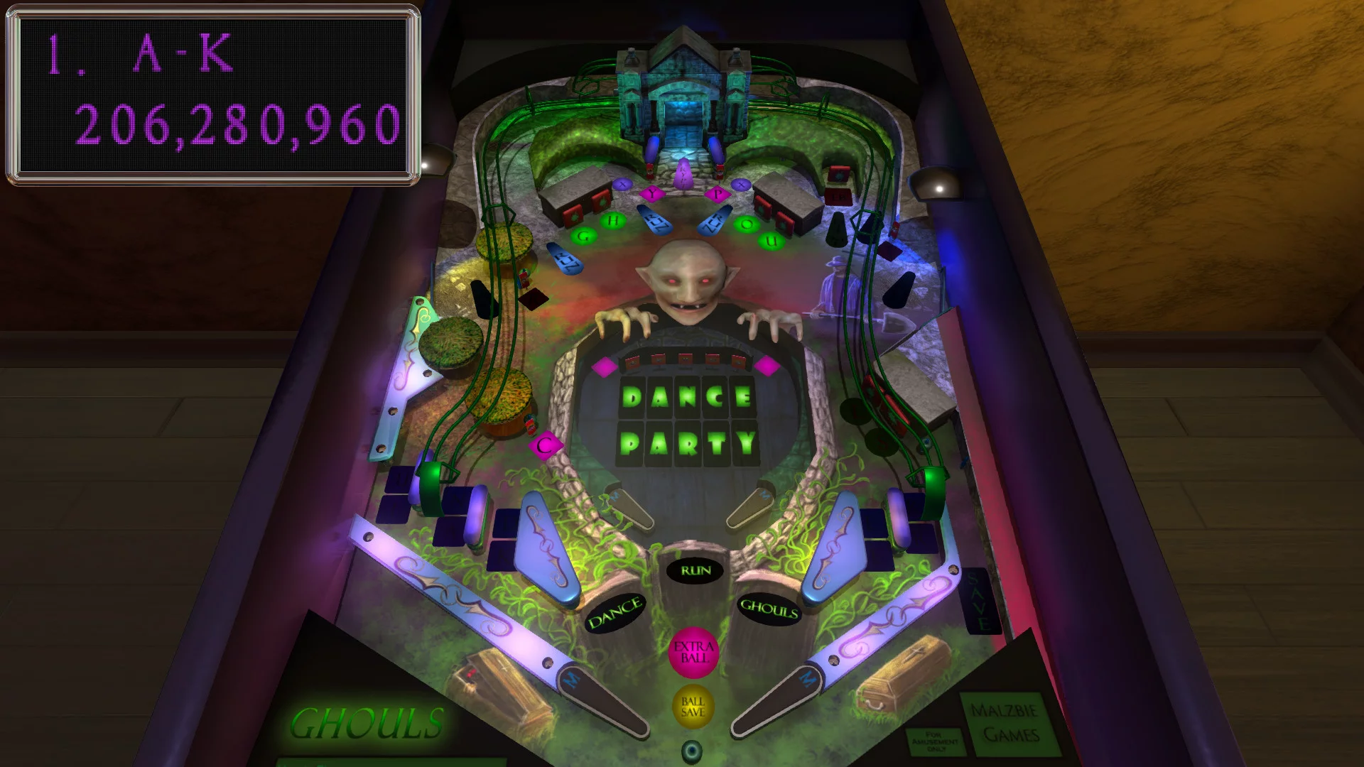 Изображение игры: Malzbie's Pinball Collection