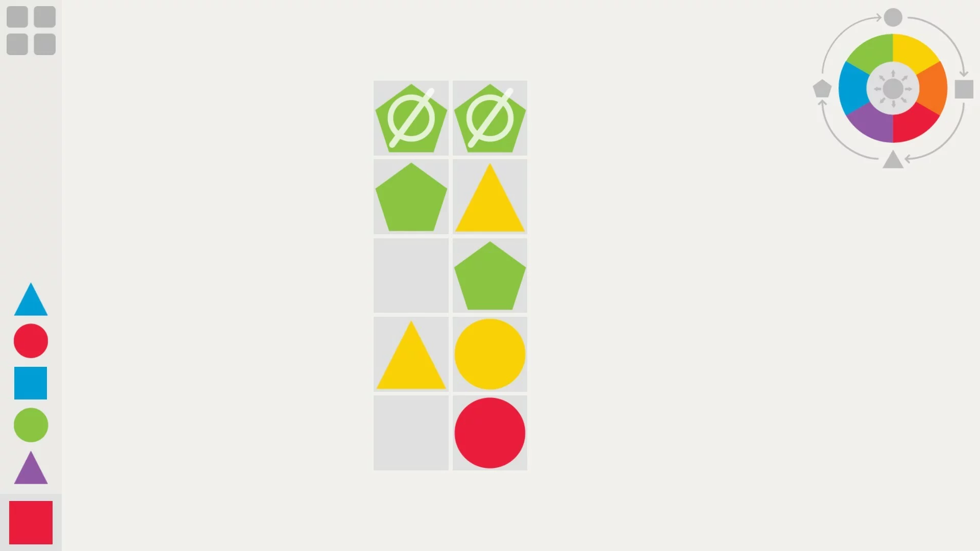 Изображение игры: Shape Palette