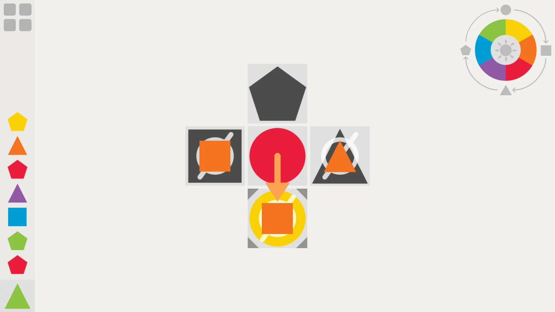 Изображение игры: Shape Palette
