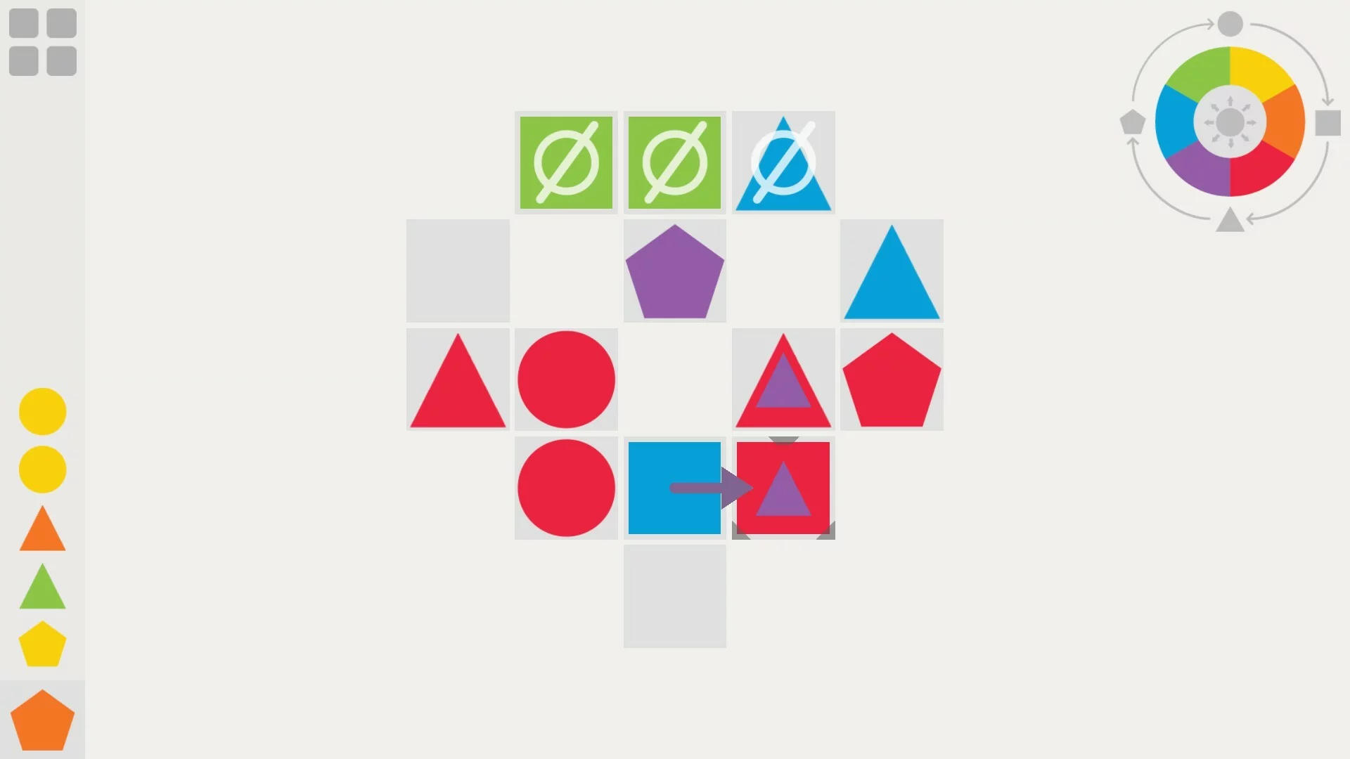 Изображение игры: Shape Palette