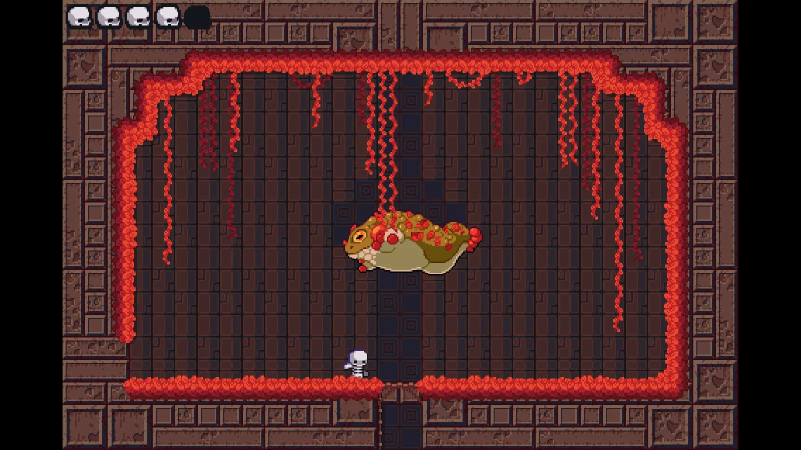 Изображение игры: Super Skelemania