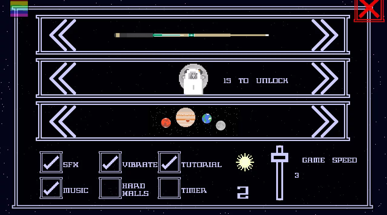 Изображение игры: Galactic Pocket Billiards