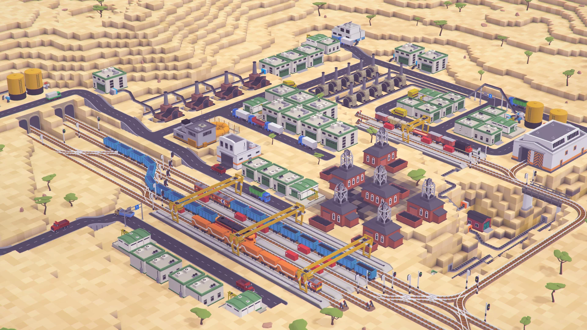 Изображение игры: Voxel Tycoon