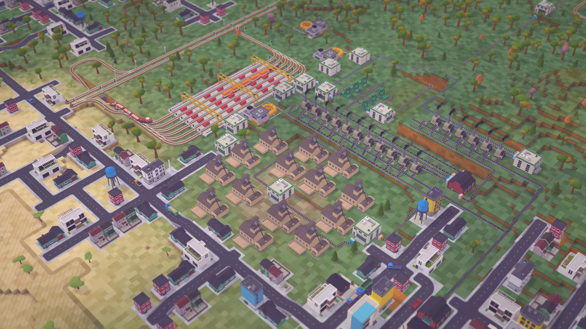 Изображение игры: Voxel Tycoon