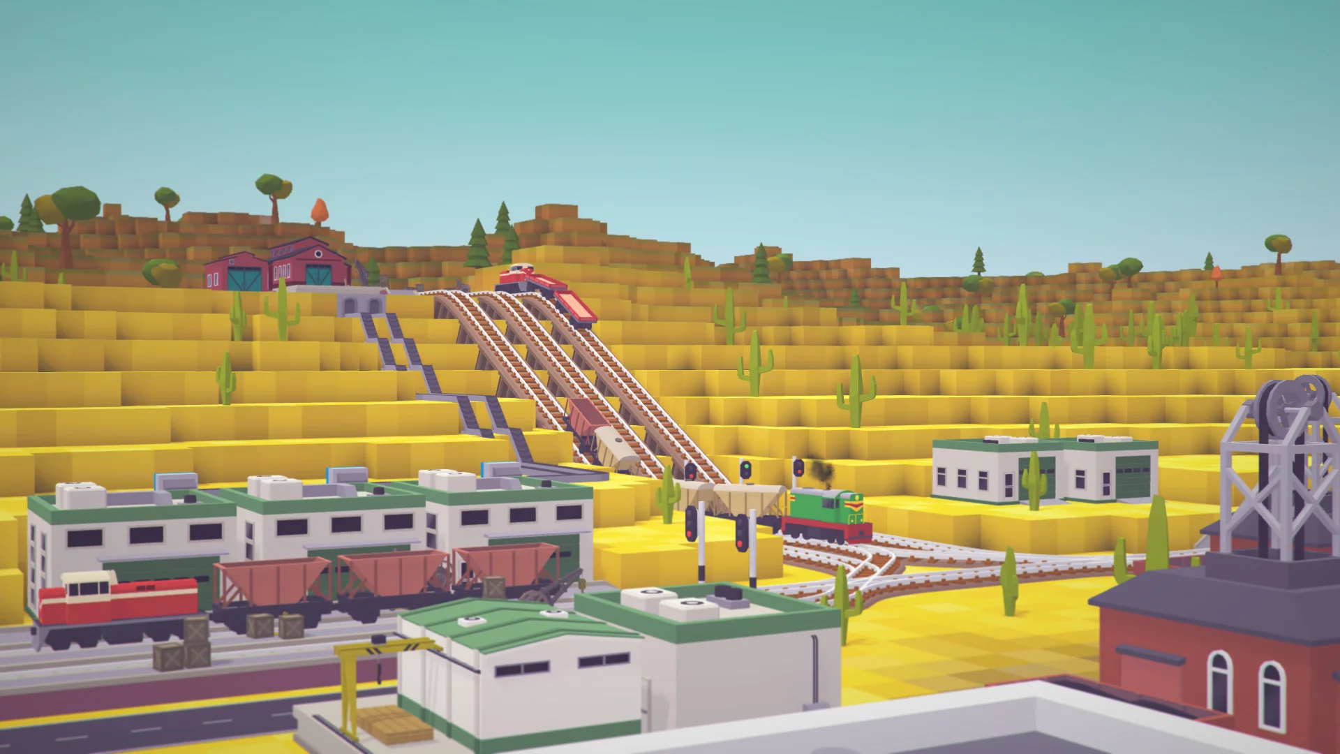 Изображение игры: Voxel Tycoon