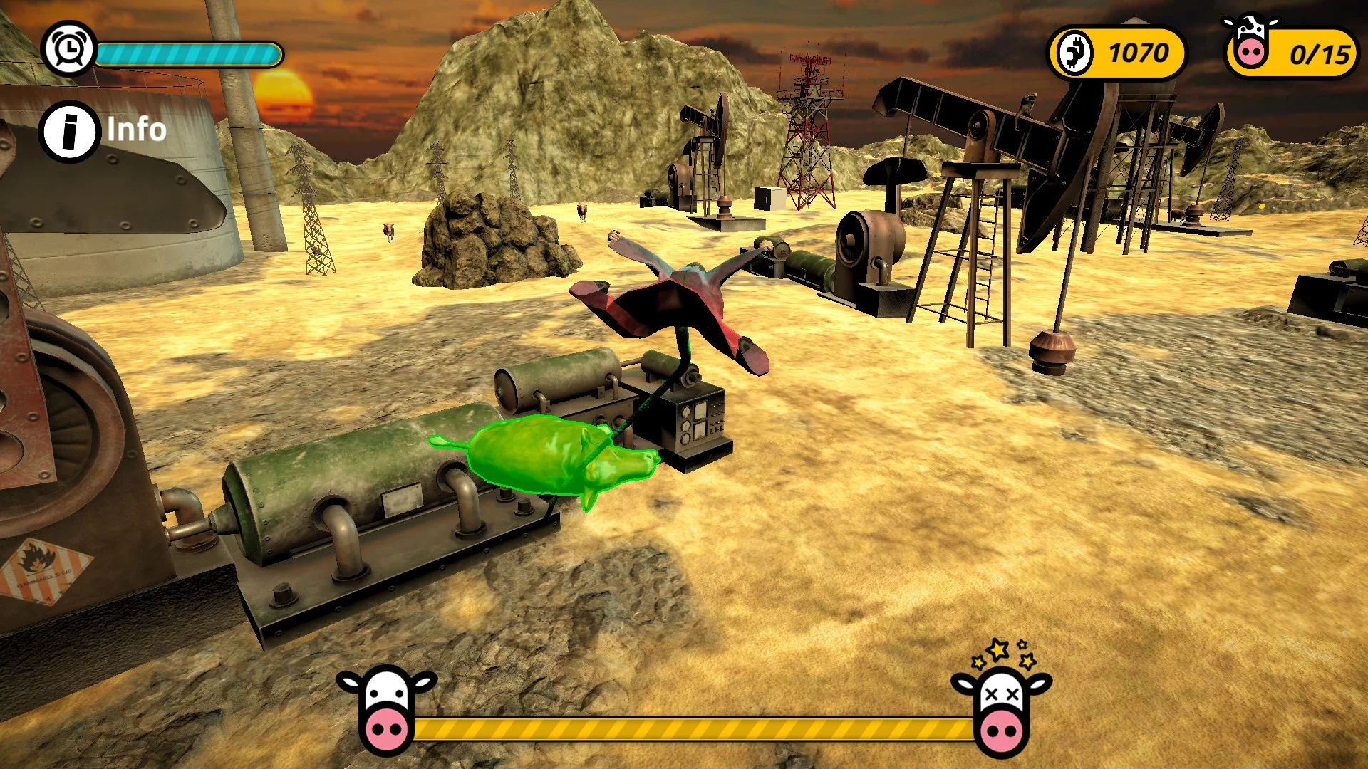 Изображение игры: Cow Catcher