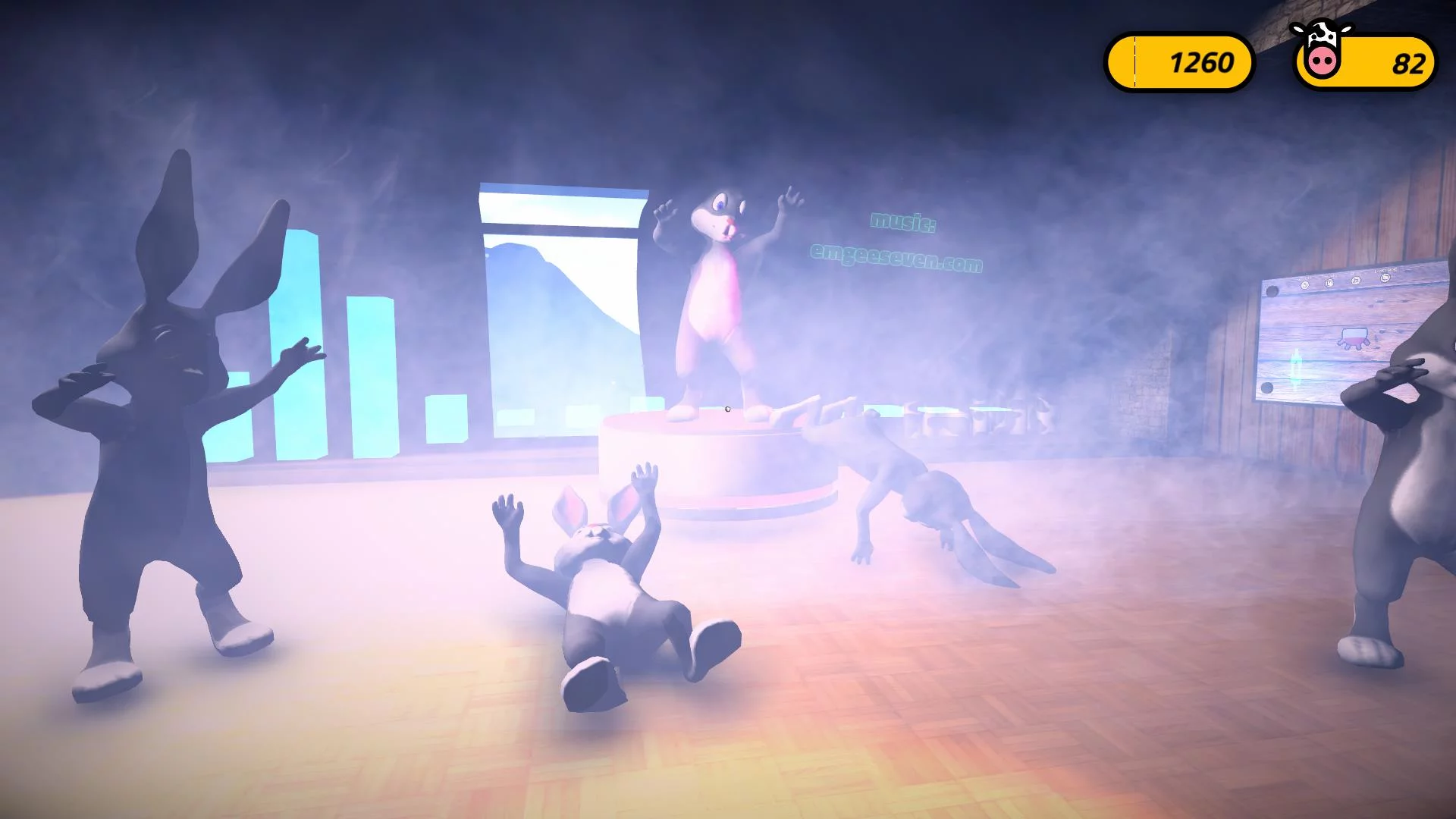 Изображение игры: Cow Catcher