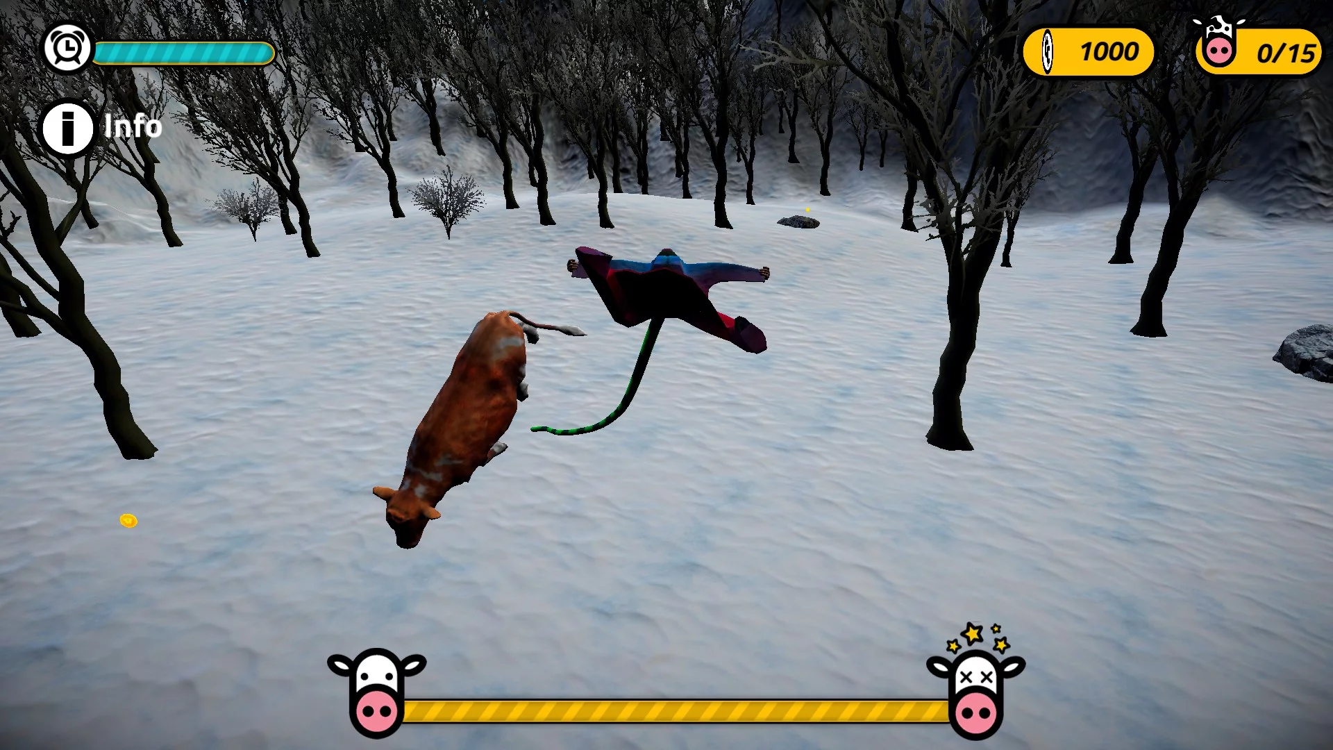 Изображение игры: Cow Catcher