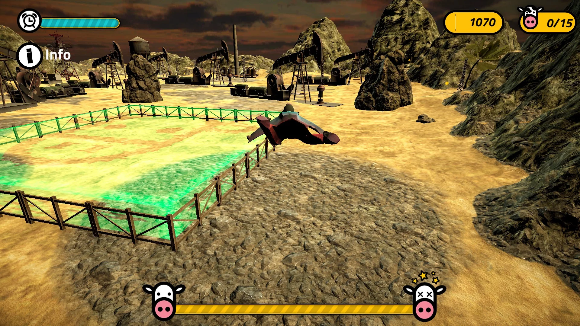 Изображение игры: Cow Catcher