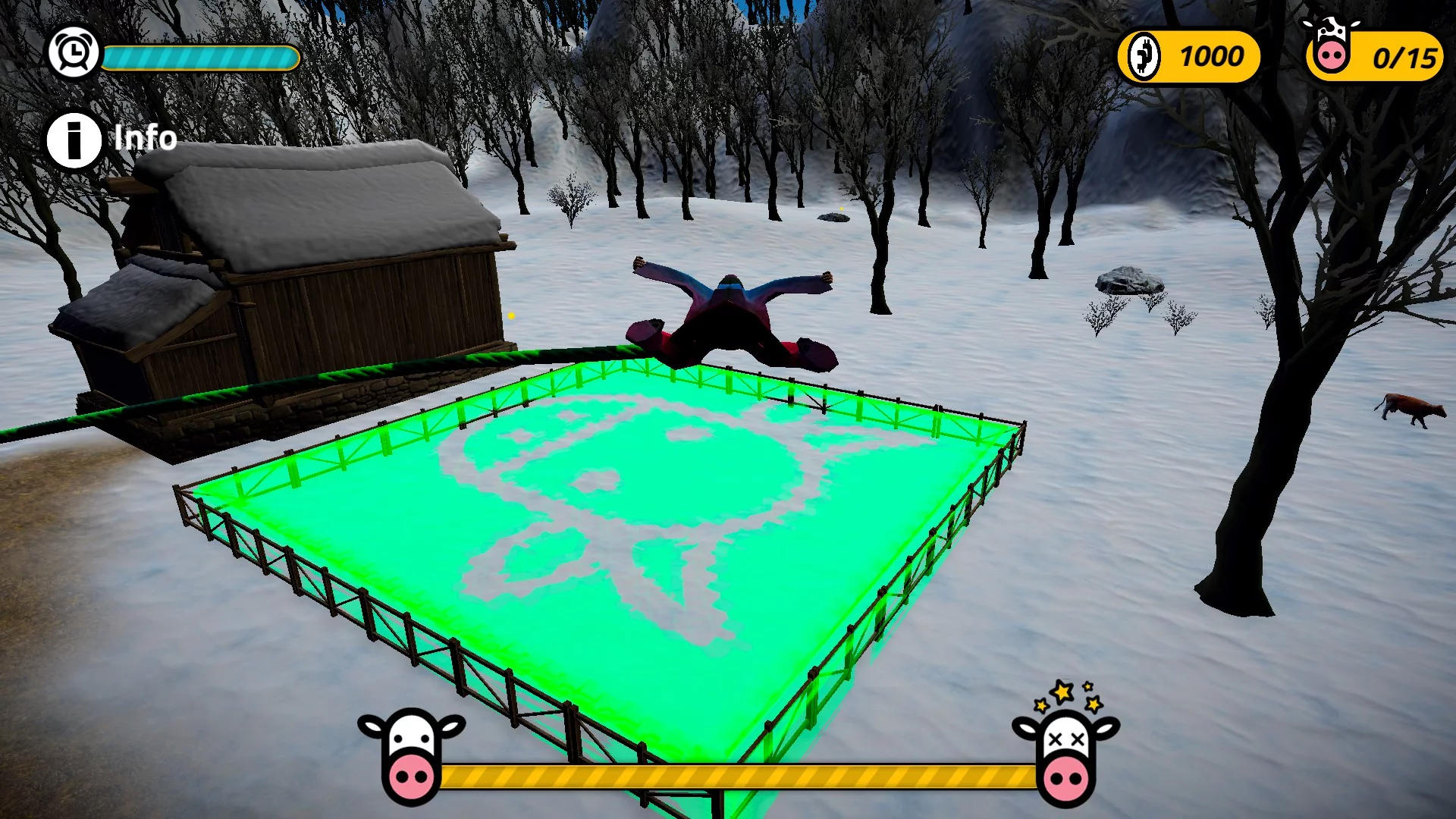 Изображение игры: Cow Catcher