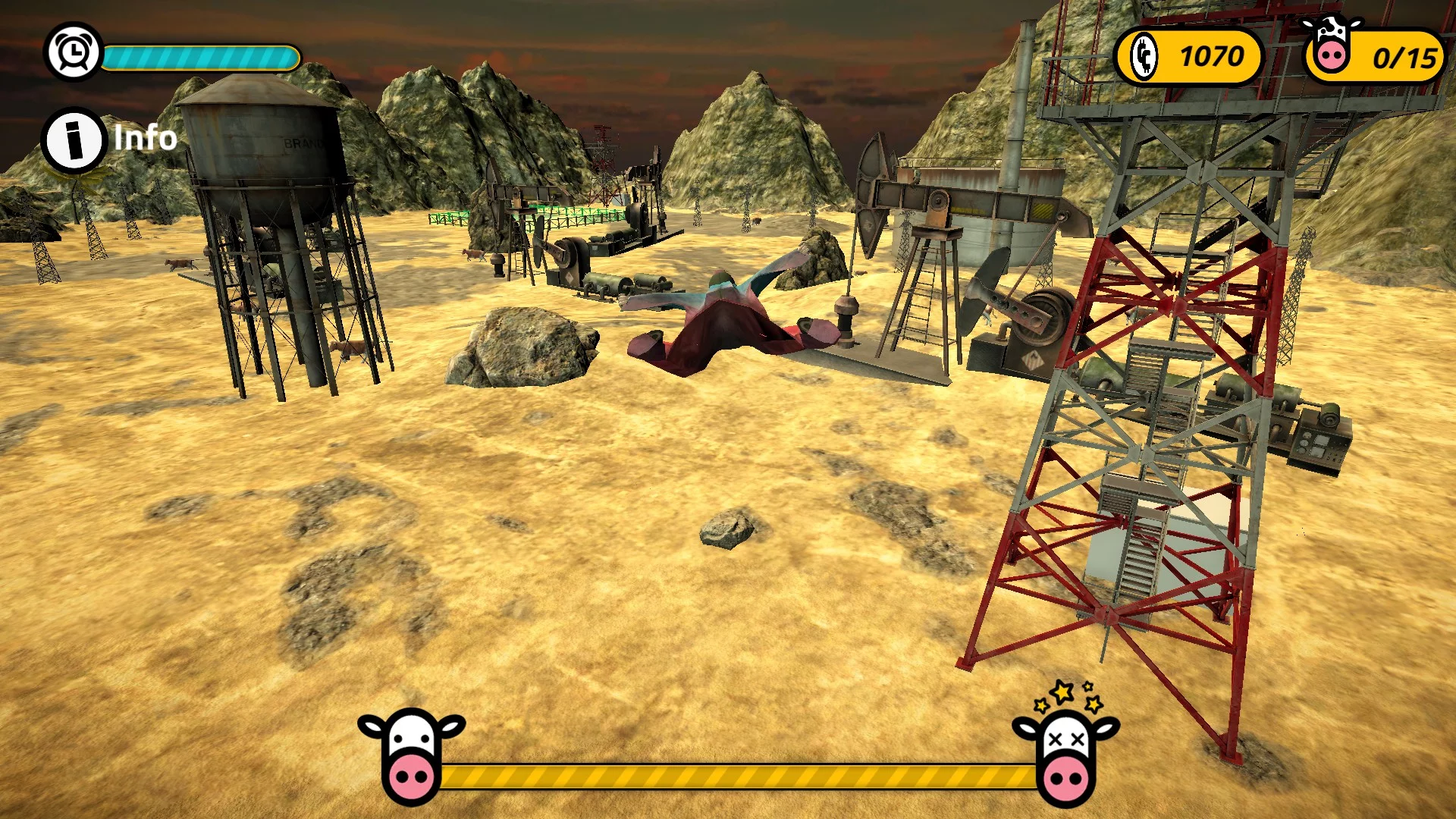 Изображение игры: Cow Catcher