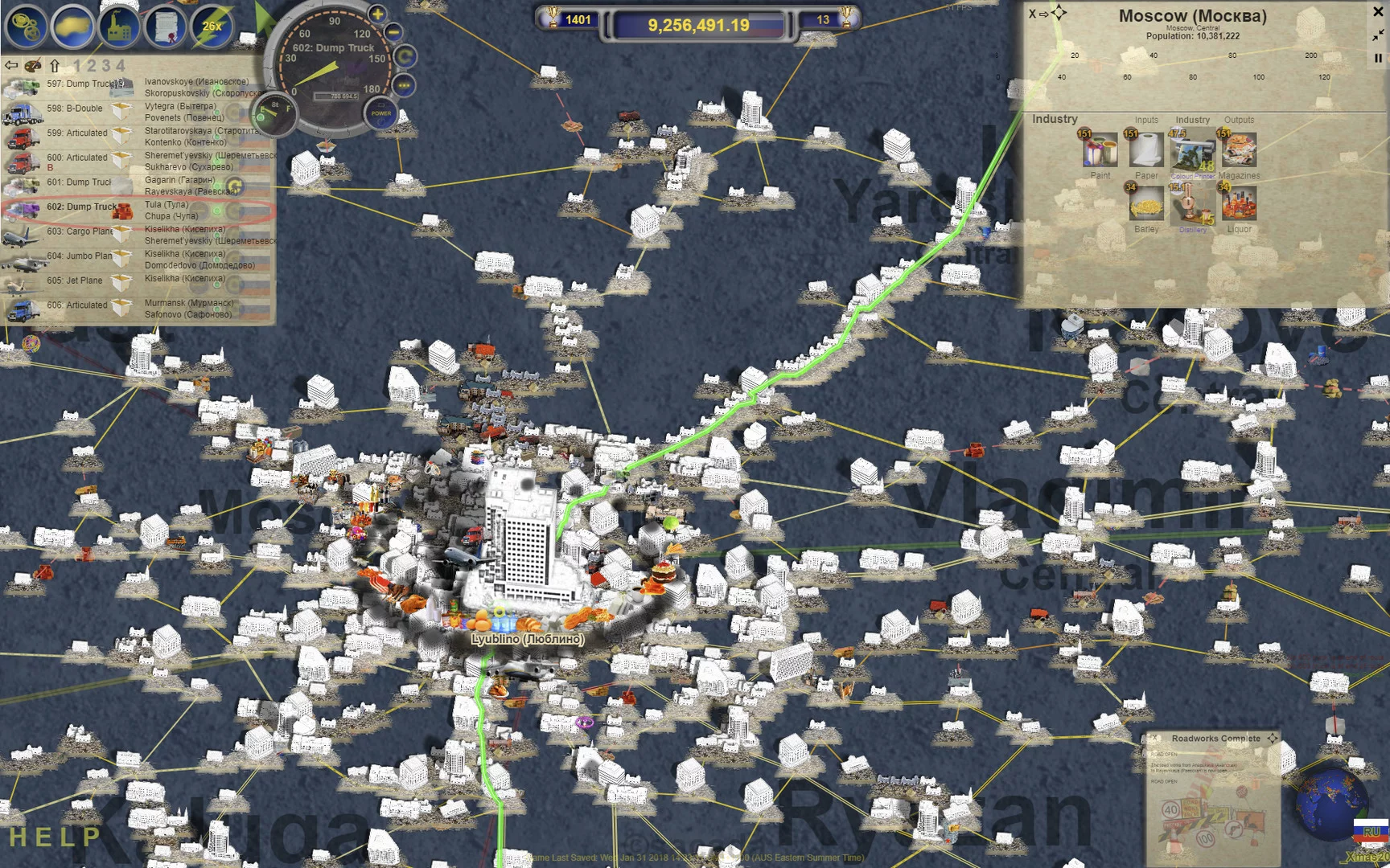 Изображение игры: LOGistICAL: Russia