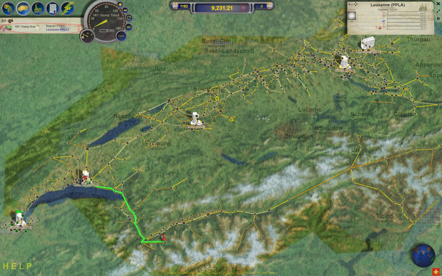 Изображение игры: LOGistICAL: Switzerland