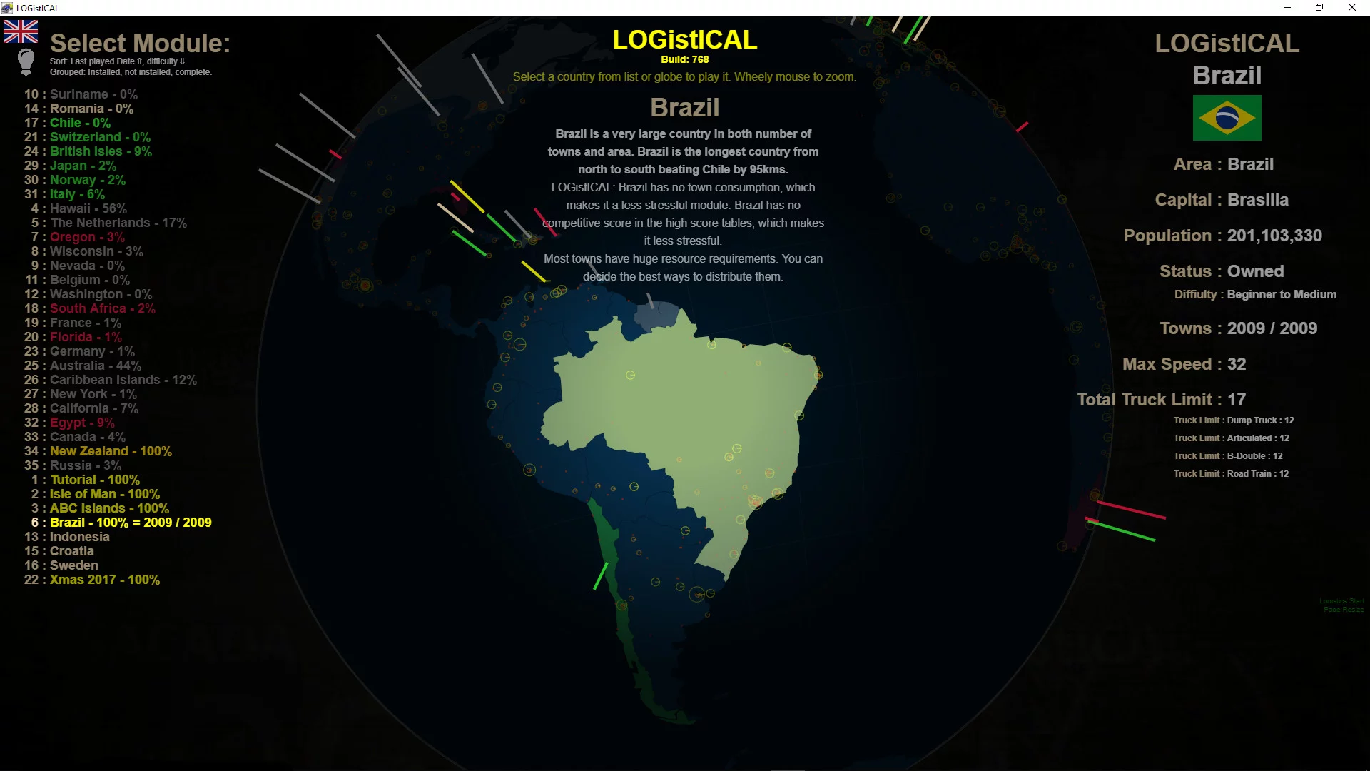 Изображение игры: LOGistICAL: Brazil