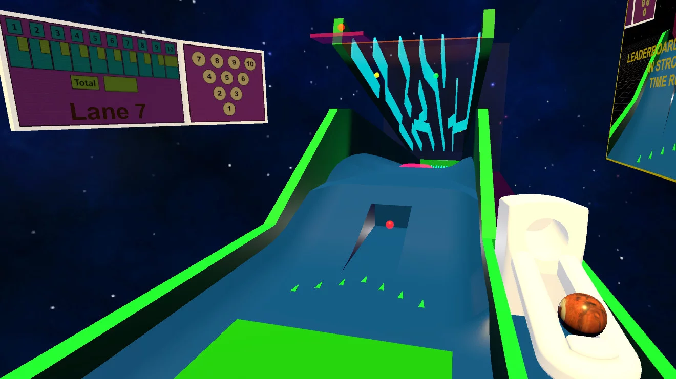 Изображение игры: VR Mini Bowling