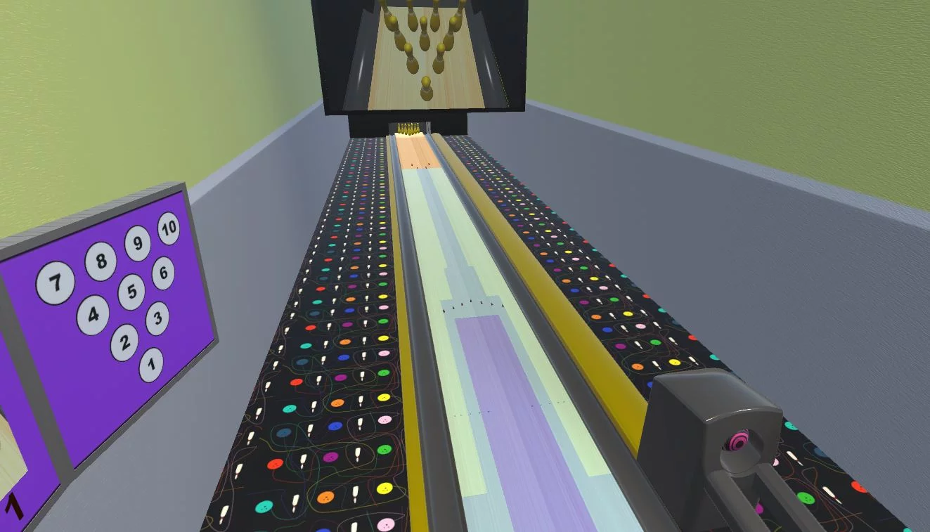 Изображение игры: VR Mini Bowling
