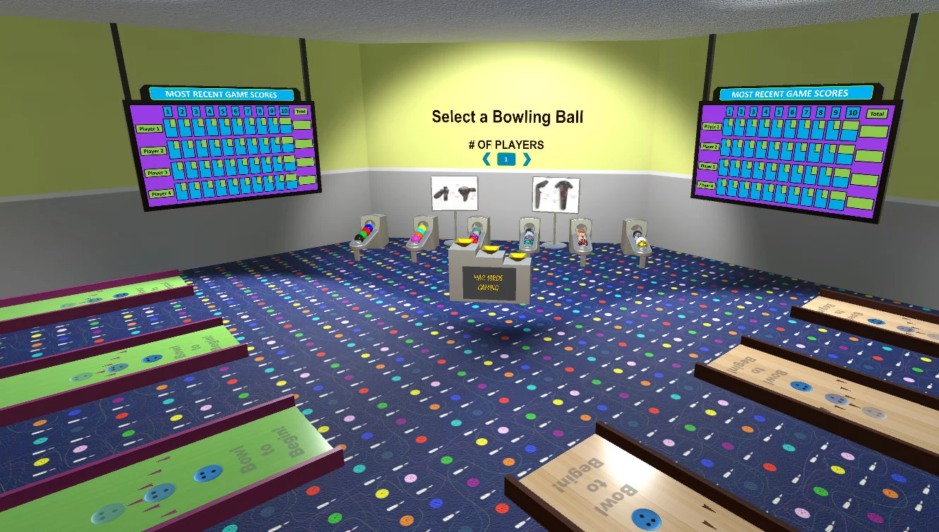 Изображение игры: VR Mini Bowling