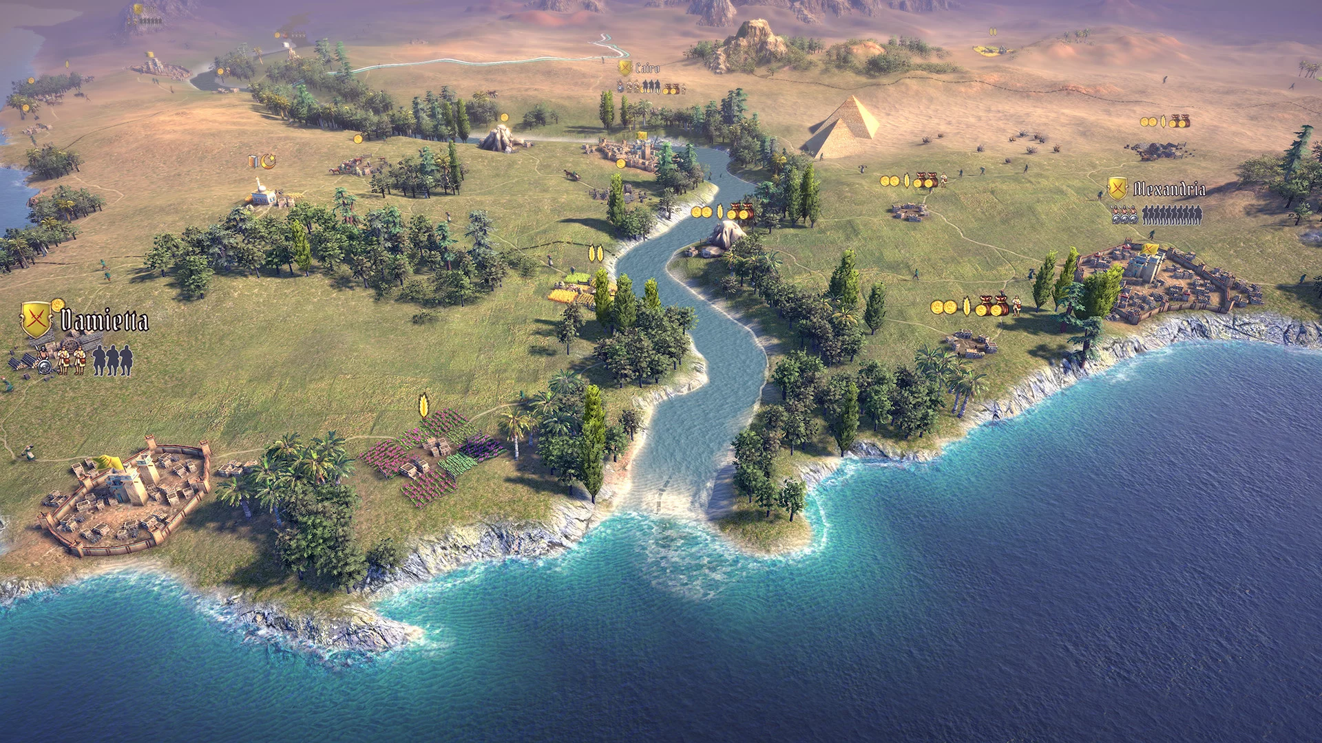 Изображение игры: Knights of Honor II: Sovereign