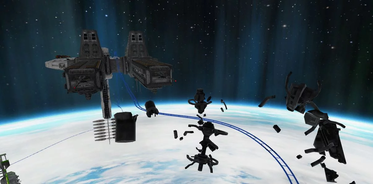 Изображение игры: SpaceCoaster VR