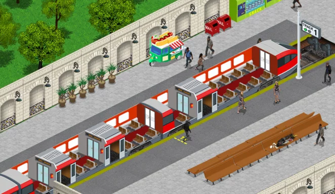 Изображение игры: Train Station Simulator