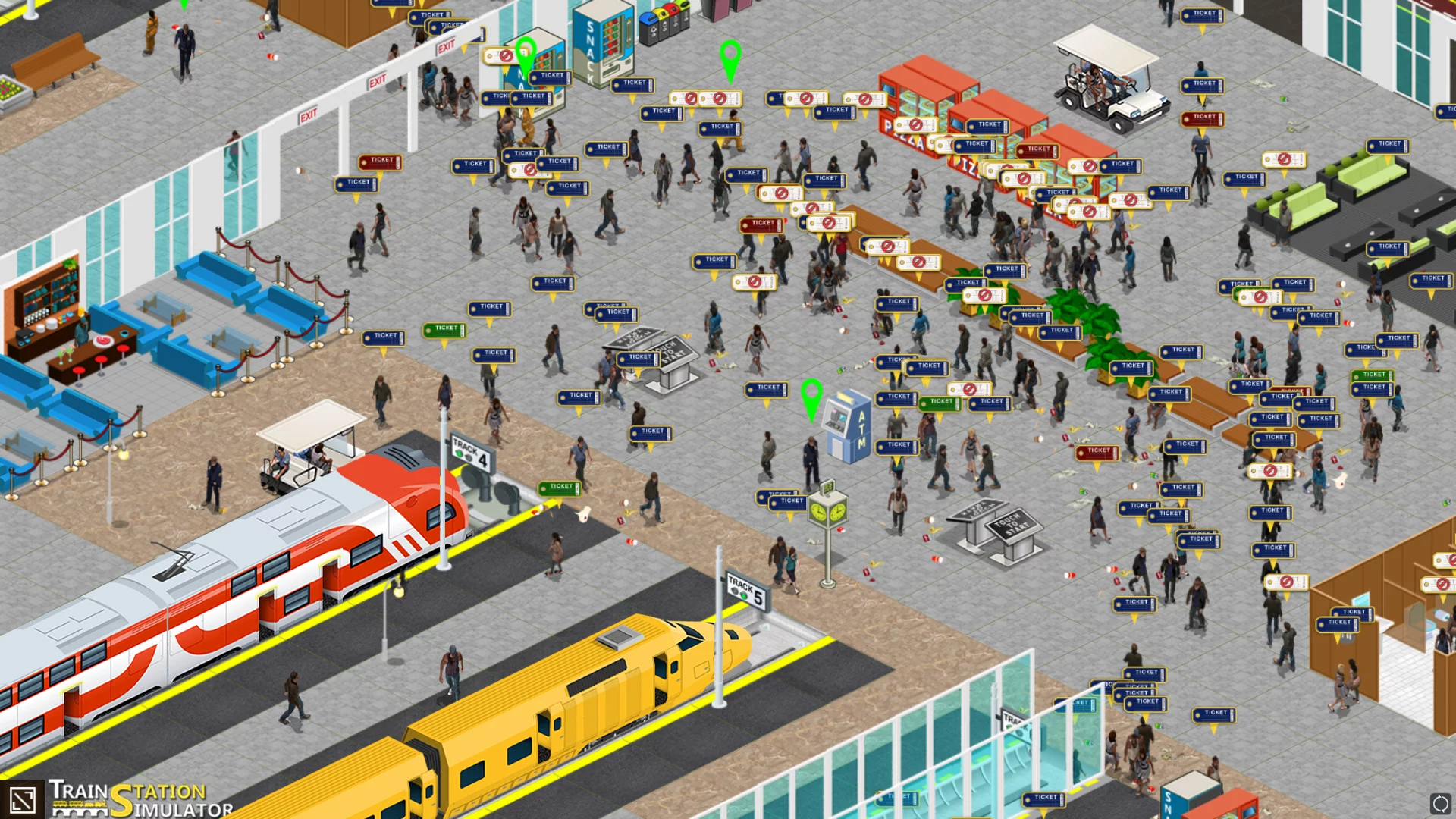 Изображение игры: Train Station Simulator