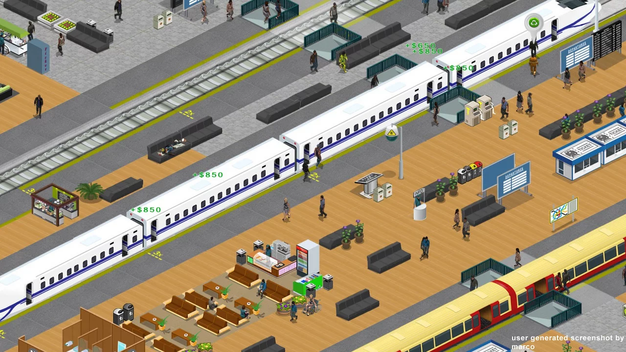 Изображение игры: Train Station Simulator