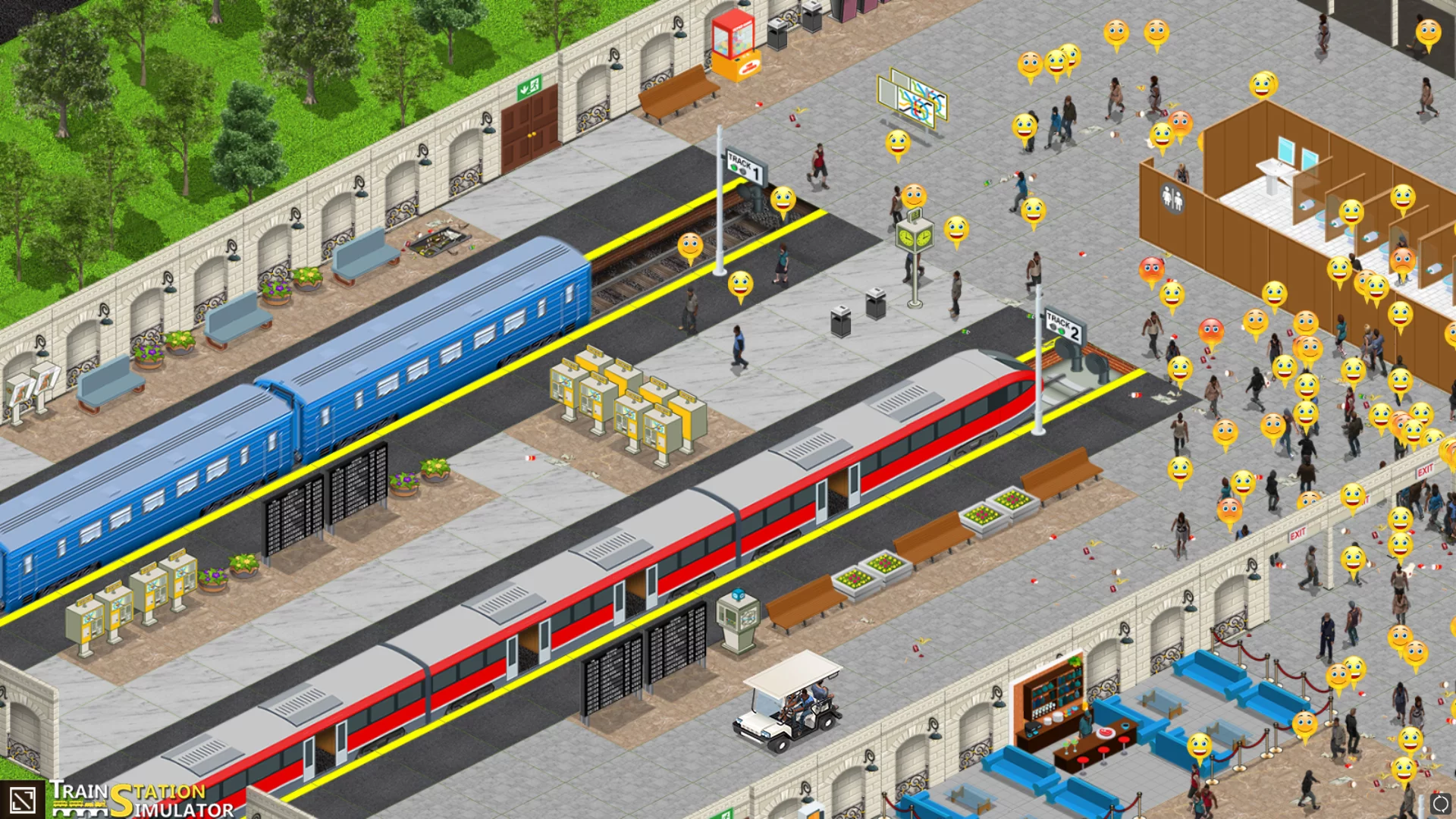 Изображение игры: Train Station Simulator
