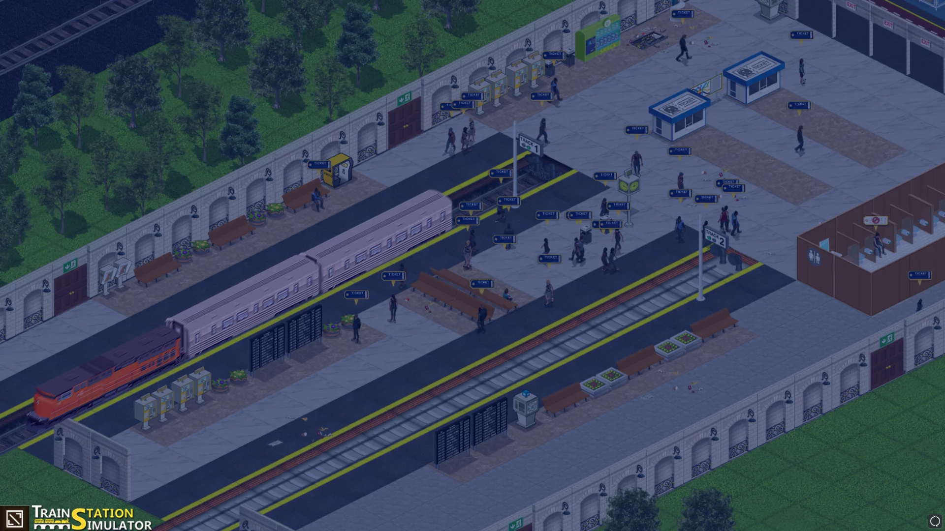 Изображение игры: Train Station Simulator