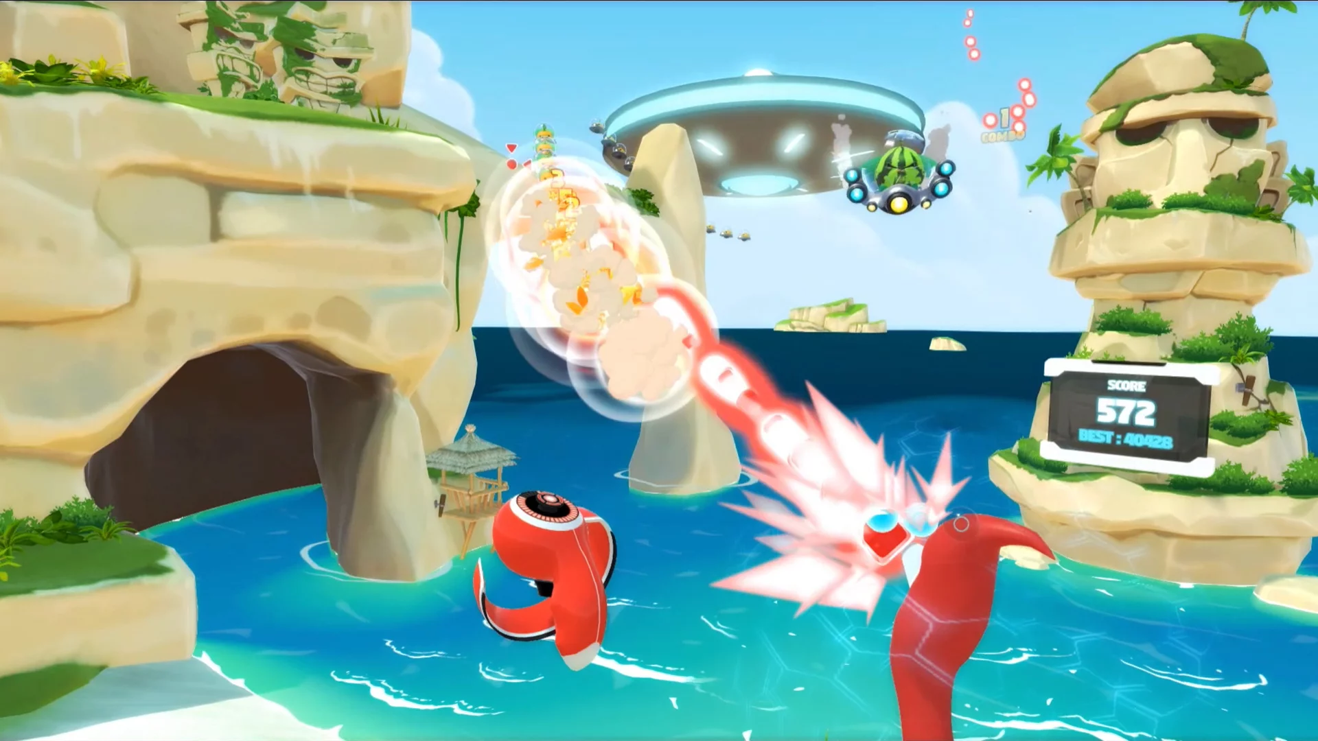 Изображение игры: Fruit Attacks VR