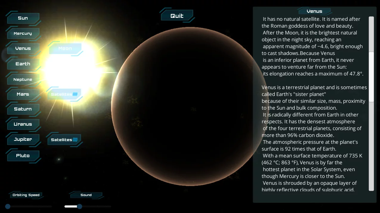 Изображение игры: Solar System