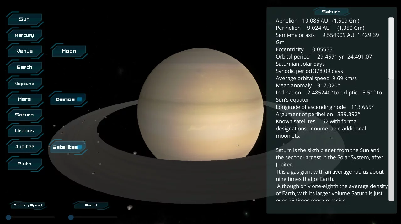 Изображение игры: Solar System
