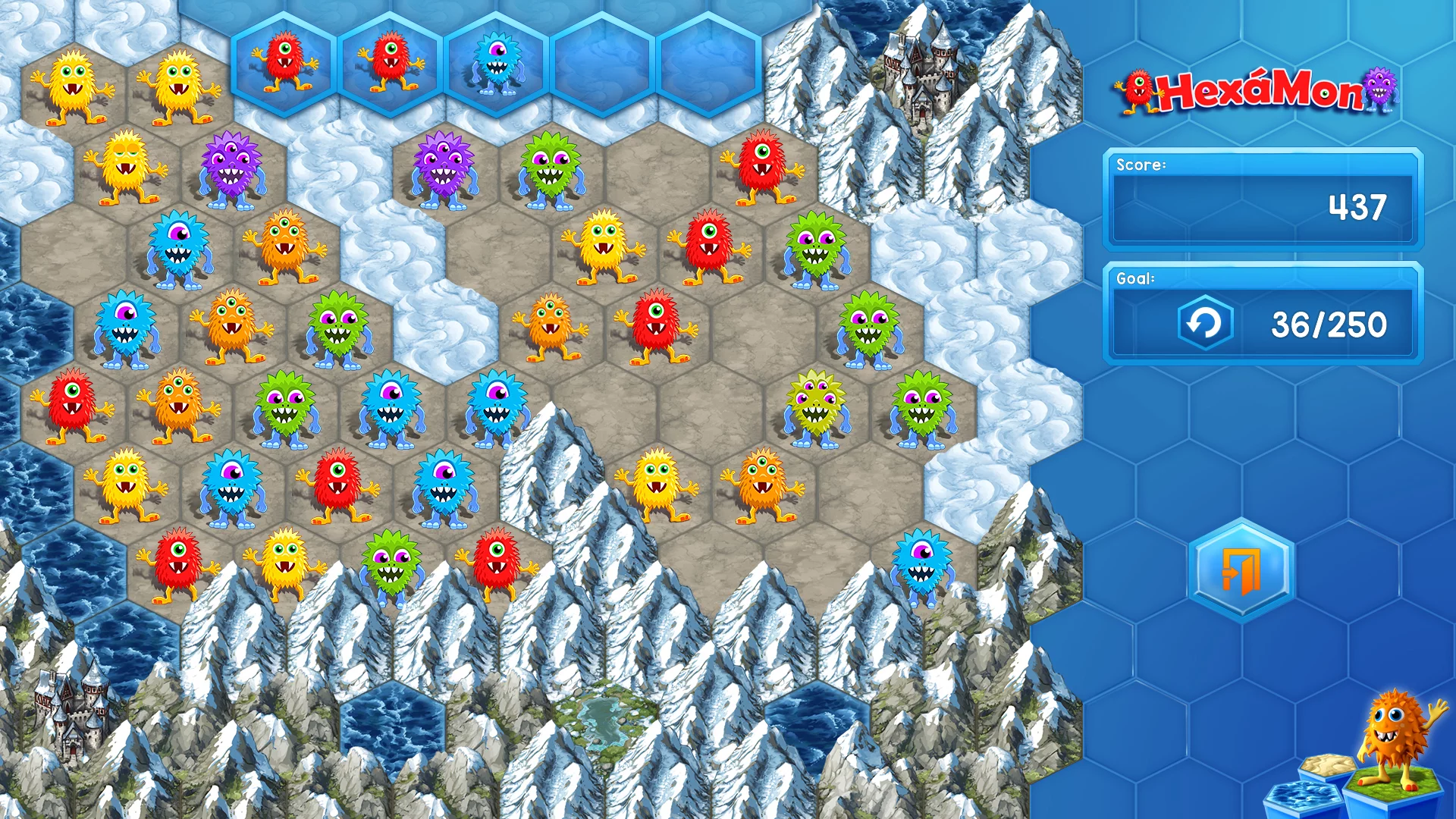 Изображение игры: HexaMon