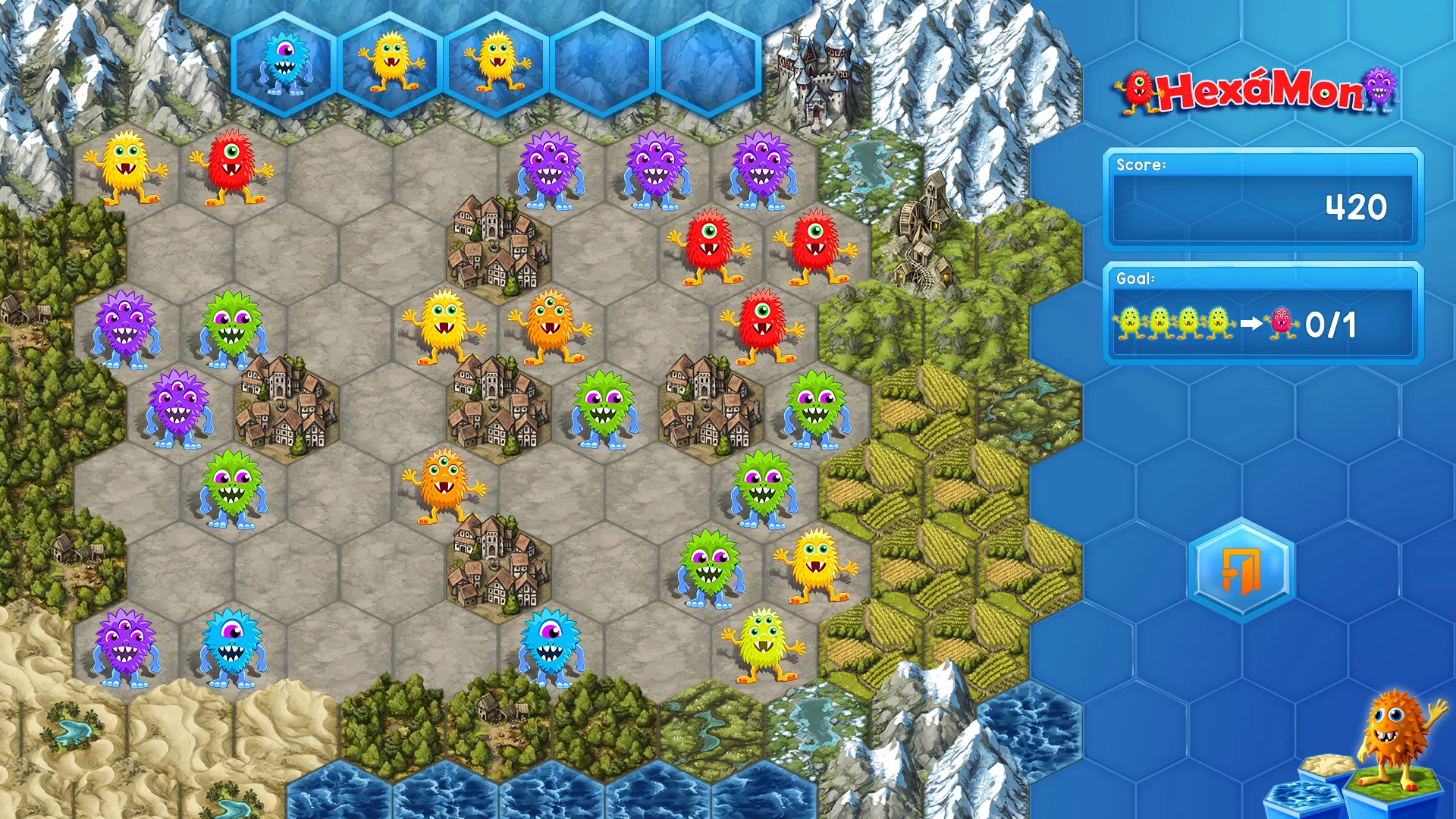 Изображение игры: HexaMon